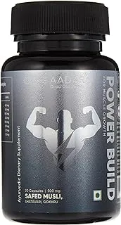 Aadar Powder Build Ayurvedic Muscle Gain 30 Capsules