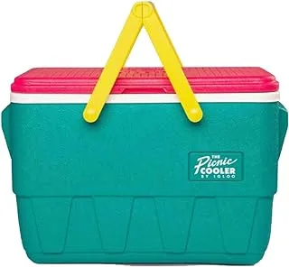 Igloo Retro Jade 25 Qt Lunch Picnic Basket Cooler