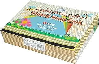 12-Piece FIS Colored Scrap Book Binding 20-Sheets A4, 160GSM - FSSKSCBA420