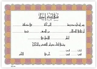 10 قطع FIS FSCLC005A A4 شهادة تصميم عربي