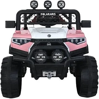 Megastar 12V Rechargeable Mirage Ride on SUV Jeep for Kids, Pink