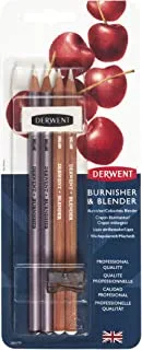 Derwent Blender and Burnisher Pencil Set, Drawing, Art Supplies (2301774), 1 Set, assorted