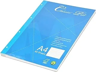 FIS FSPDC3003 Single Ruled Writing Pads 80 Sheets, A4 Size