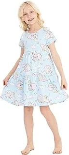 Disney 2S21014 Girls Frock - Blue, 8 yrs