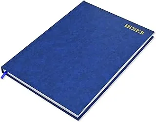 FIS A4 Diary 2023 English (Saturday & Sunday Combined) Blue - FSDI47E23BL