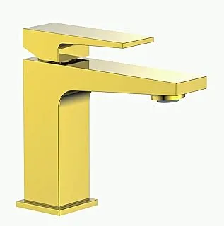 HESANIT Infinity Single Lever Basin Mixer with Pop-up Waste - Gold