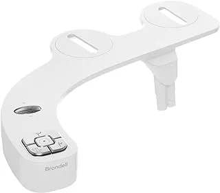 Brondell FSP-250 FreshSpa Precision Essential Single Nozzle Bidet Attachment, White