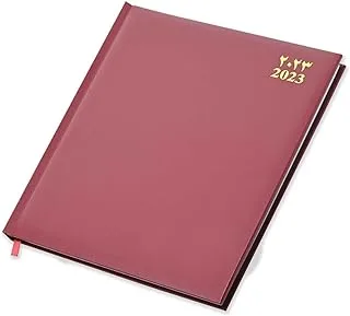 FIS 2023 Executive Diary (Arabic/English/French) Vinyl 1-Side Padded Maroon - FSDI89AEFV23MR