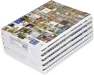 FIS Spiral Soft Cover Notebook Single Line 9X7 Inch, 100-Sheets 10-Piece - FSNB971903S