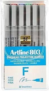 Artline Ohp Marker, 803 Non-Permanent - ARMK803/6W