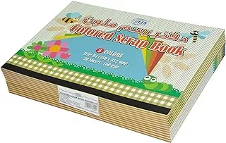 12-Piece FIS Coloured Scrap Book Binding 20-Sheets B4، 160GSM - FSSKSCBB420