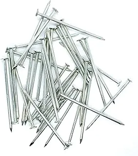 2.4mm x 60mm Long Multi Purpose Steel Zinc Nails Bright Finish (Pack of 50)