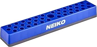 NEIKO 02401A Hex Bit Organizer, 37 Hole Drill Bit Holder Organizer, 1/4