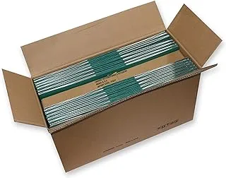 FIS Pack of 50 Pieces Pieces PP Lever Arch Box File Green