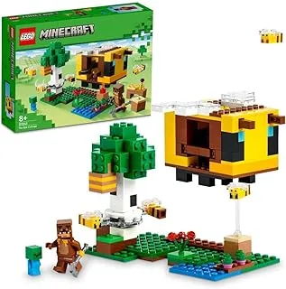 LEGO 21241 Minecraft The Bee Cottage Construction Toy with Buildable House, Farm, Baby Zombie and Animal Figures, Birthday Gift Idea for Boys and Girls