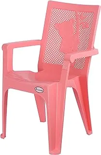 Esqube Baby Chair Panda (Plain) - Plastic Study Chair Baby Pink