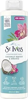 ST. Ives Coconut Water & Orchid Hydrating Body Wash 100% Natural 22 oz.