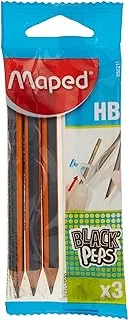 Maped 3 x Mini Graphite HB Compass/Golf Pencils