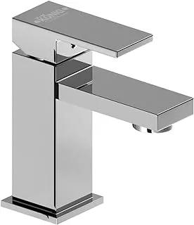 Chrome finish Single-Lever Basin Faucet Single Handle One Hole Bathroom Sink Lavatory