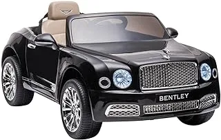 Megastar 12V Licensed Bentley Mulsanne Power Wheel Ride on Car for Kids, Black