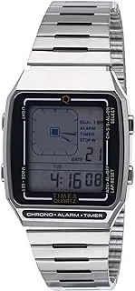 32.5 mm Q LCA Timex Reissue Digital LCA Stainless Steel