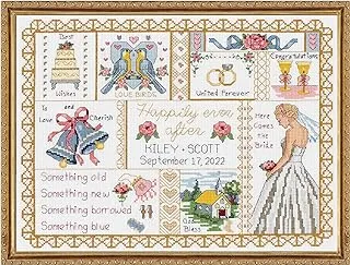 Janlynn 14 Count Wedding Collage Count Cross Stitch Kit ، 13-1 / 4-inch في 10-inch