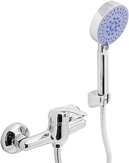 chrome finish Shower Faucet Set with Valve, Shower Kit with Valve and Handheld Shower Head, Shower Valve and Trim Kit