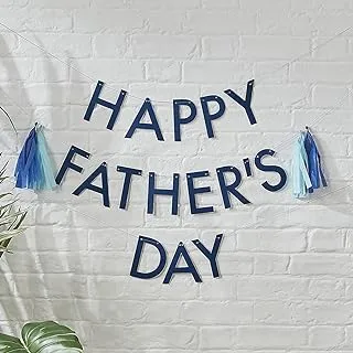 Ginger Ray Happy Father's Day Bunting with Tassels