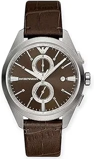 Emporio Armani Men's Chronograph, Stainless Steel Watch, 43mm case size