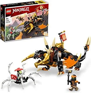 LEGO NINJAGO Cole’s Earth Dragon EVO 71782 Building Blocks Toy Set; Toys for Boys, Girls, and Kids (285 Pieces)