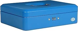 FIS Cash Box with Number Lock 12 Inch, Matt Finish Blue Color - FSCPTS0017BL