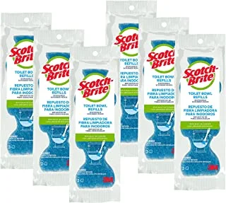 Scotch-Brite Basic Disposable Toilet Bowl Scrubber, 18 Refills