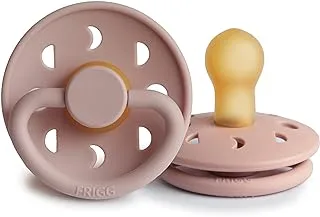 FRIGG Moon Phase Latex Baby Pacifier 0-6M 1-Pack Blush - Size 1