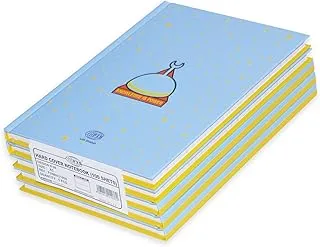 FIS Hard Cover Notebook Single Line A5, 100-Sheets 5-Piece - FSNBA51908