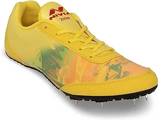 Nivia Zion-1 Running Spikes Shoes, Yellow