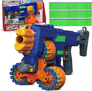 DART ZONE Savage Spin Motorized Triple Drum Blaster