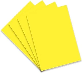 FIS Coloured Card, 50x70cm,160GSM, Lemon 100-Piece - FSCH160210