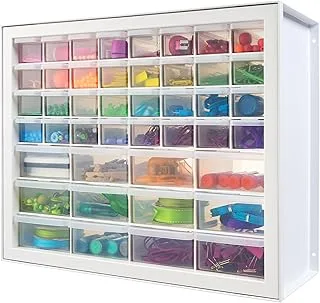 Iris Usa, Dpc-44, 44 Drawer Sewing And Craft Parts Cabinet, White