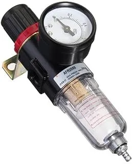 1/4 Inch Air Compressor 130PSI Regulator Moisture Water Trap Filter Regulator Separator Pressure