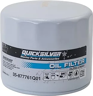 Quicksilver by Mercury Marine 877761Q01 Oil Filter for Select Mercury and Mariner 75-115hp Outboards and 150hp EFI 4-Stroke Outboards