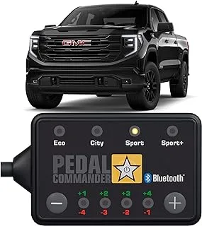 Pedal Commander - PC77 for GMC Sierra (2020+) (4th Gen) Fits: 1500, 2500HD, 3500HD, SLE, SLT, Denali, Elevation, AT4 (2.7L 4.3L 5.3L 6.2L 6.6L) Gas & Diesel | Throttle Response Controller