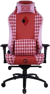 GAMEON Licensed Gaming Chair With Adjustable 3D Armrest & Metal Base - Harly Quinn