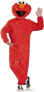 Disguise Men's Full Plush Elmo Prestige Adult Costume