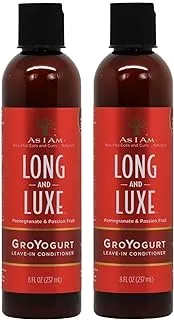 بلسم يترك على الشعر من As I Am Long & Luxe GroYogurt سعة 8 أونصة 