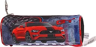 Mustang Round Pencil Case/Pouch