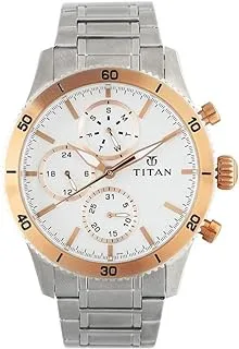 Titan Octane Active Analog Silver Dial Men's Watch -90105KM02