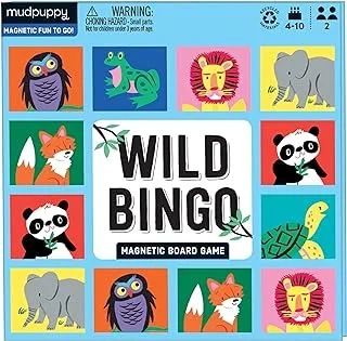 Wild Bingo Magnetic Board Game