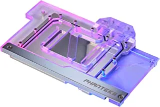 Phanteks (PH-GB3090TIGB_CR01_BP) Glacier G3090Ti GIGABYTE for GIGABYTE AORUS Xtreme/Gaming RTX 3090 Ti, Nickel-Plated Copper Block, Acrylic, Aluminum Cover Plate, Digital-RGB, Chrome