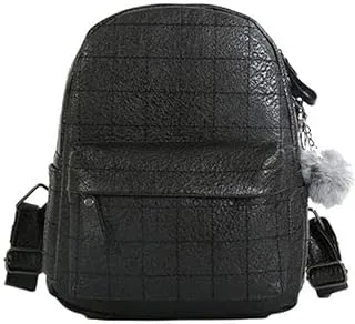 COOLBABY Leather snakeskin pattern school bag, student backpack