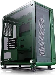 ثيرمال تيك The Core P6 TG Racing Green Edition قابل للتحويل ATX Mid Tower حافظة كمبيوتر معيارية بالكامل مع شهادة Tt LCS CA-1V2-00MCWN-00